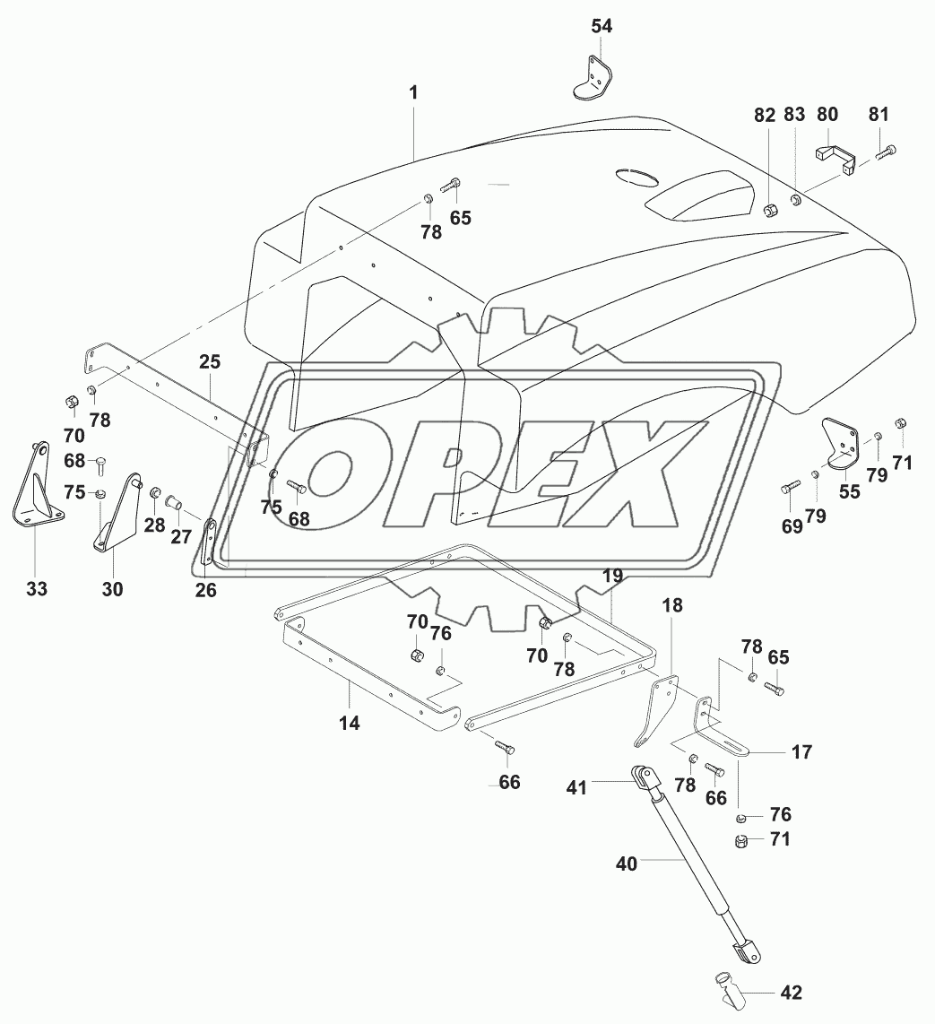 Капот/Engine hood