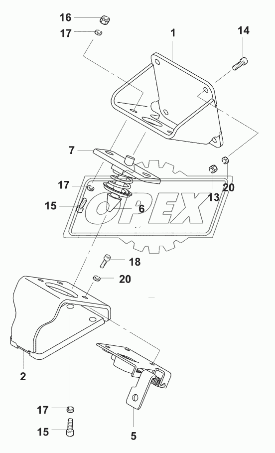 Замок капота/Locking mechanism