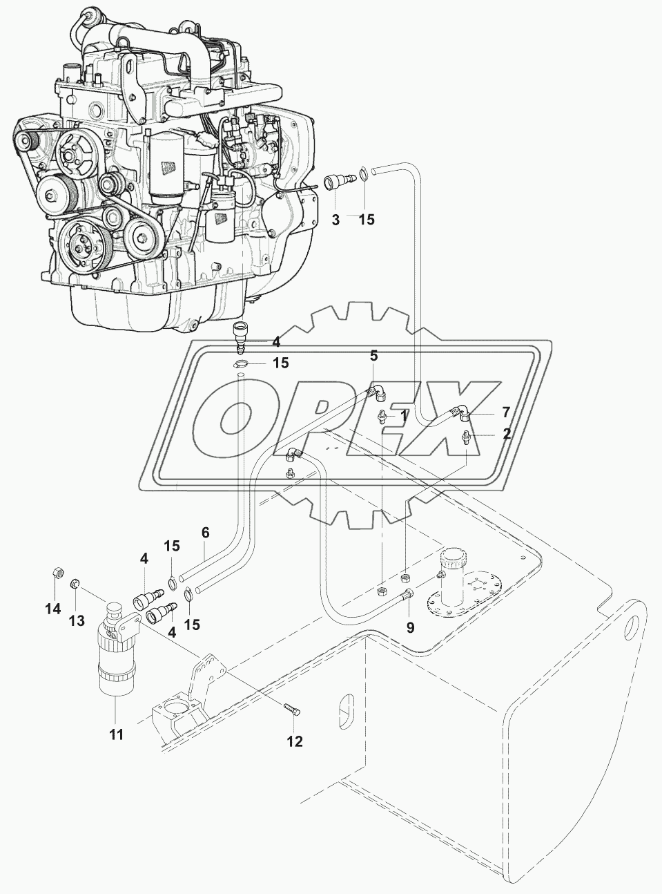 Топливные трубопроводы/Fuel pipe