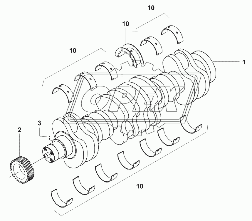 Коленчатый вал/Crankshaft