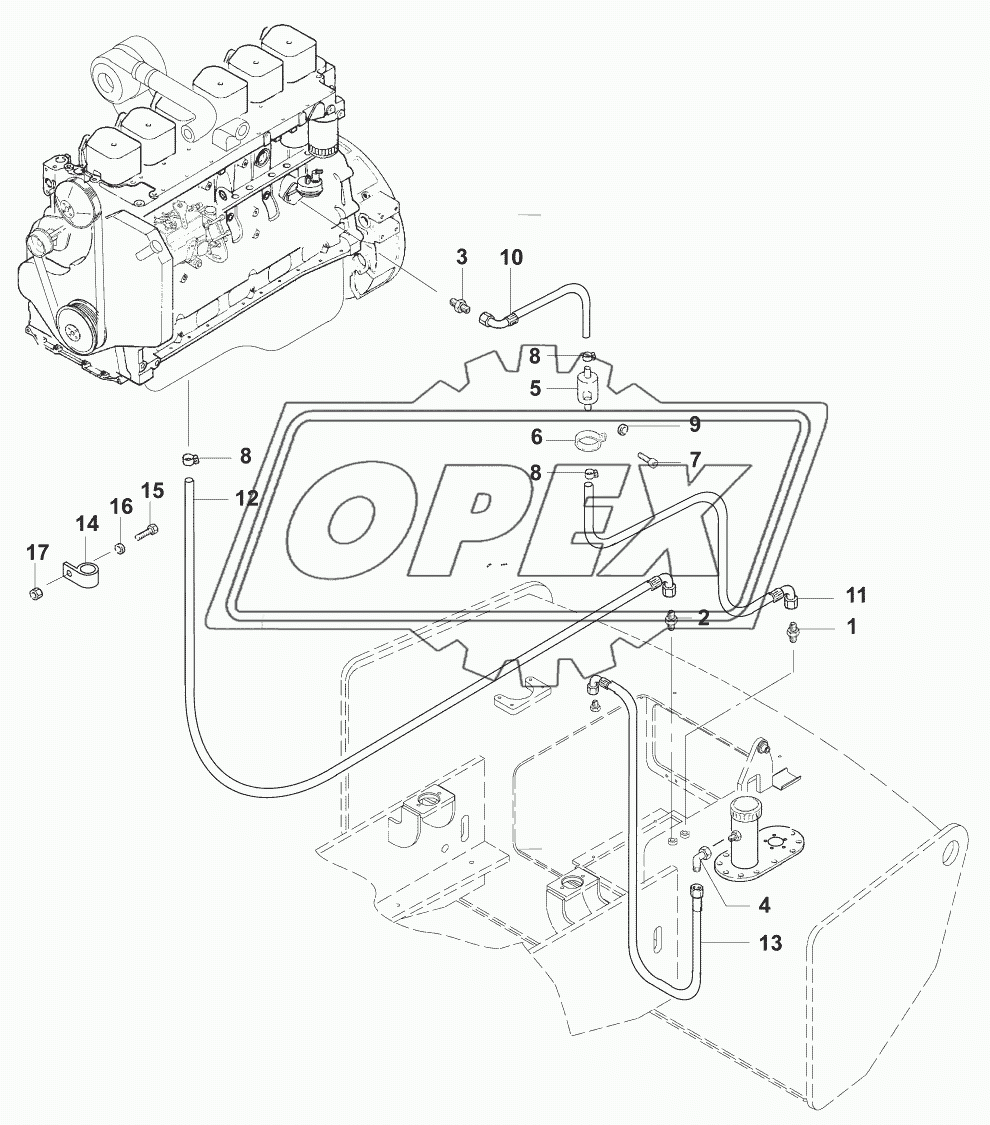 Топливные трубопроводы/Fuel pipe 1