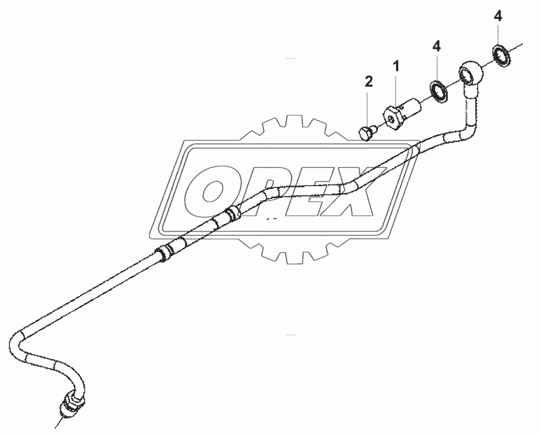 Топливные трубопроводы/Fuel pipe 3