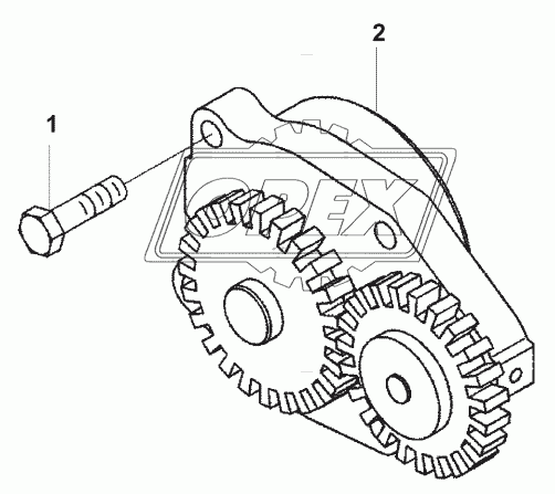 Масляный насос/Oil pump