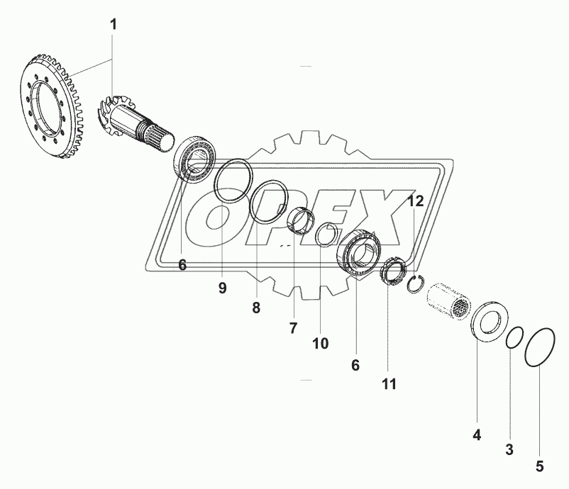 Мост ведущий/ZF-Axle (Sauer) 1