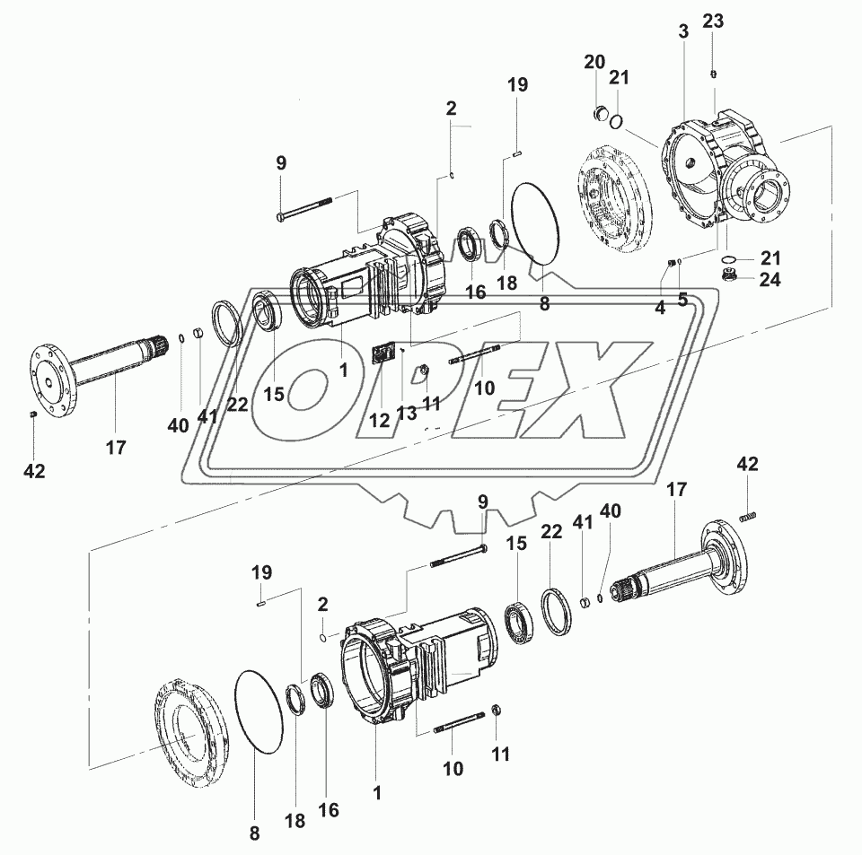 Мост ведущий/ZF-Axle (Sauer) 3