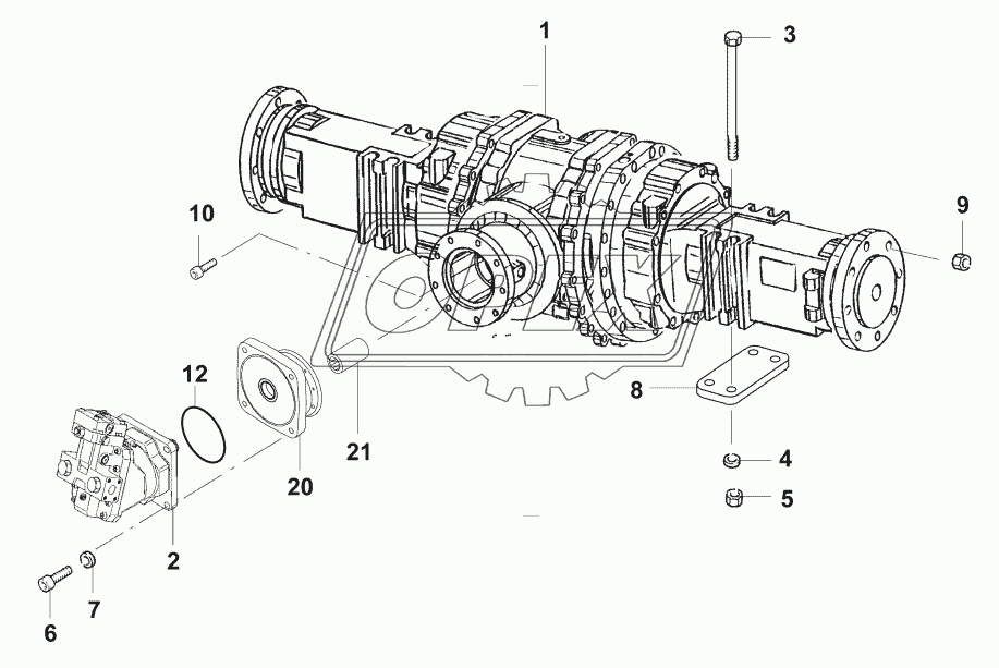 Мост ведущий/ZF-Axle (Rexroth)