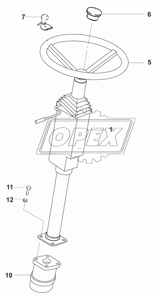 Рулевая колонка/Steering column 1