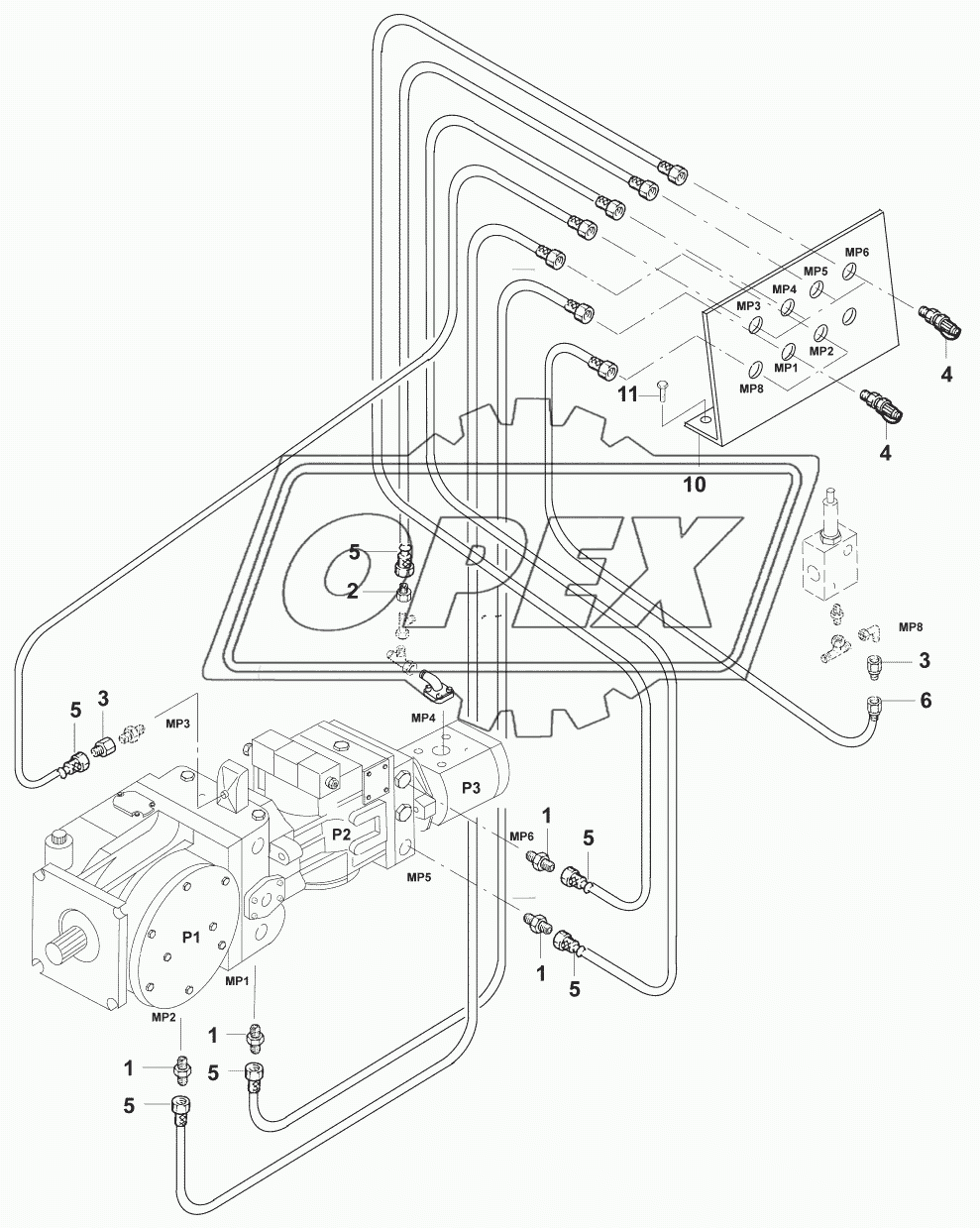 Трубопроводы/Hydraulic measuring points