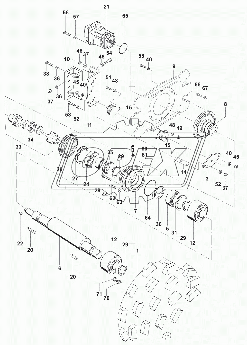 Валец кулачковый 1