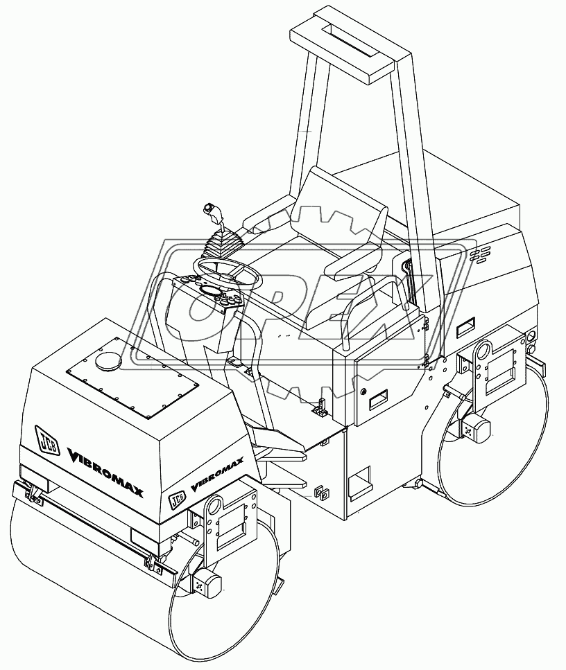 Каток вибрационный JCB Vibromax VMT 270/280