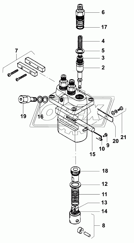 Топливный насос/Injection pump 2