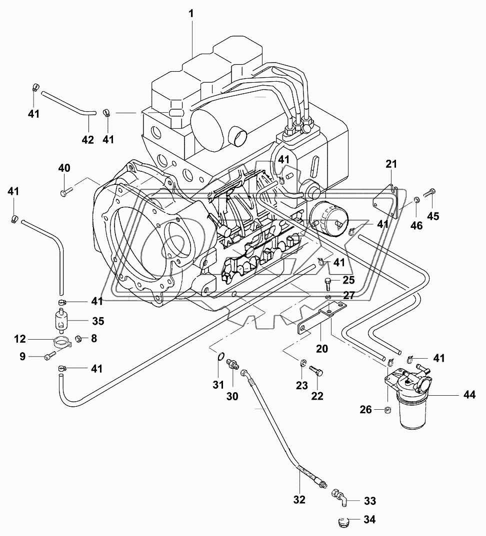 Двигатель/Structure motor