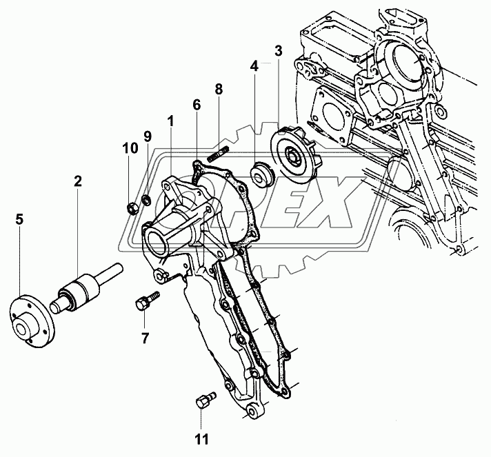 Водяной насос/Water pump