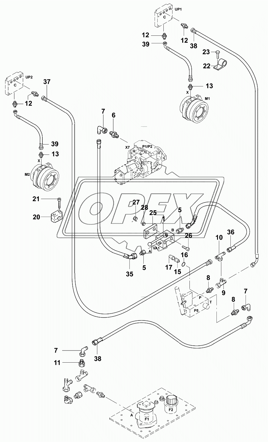 Трубопроводы тормозные/Brake line