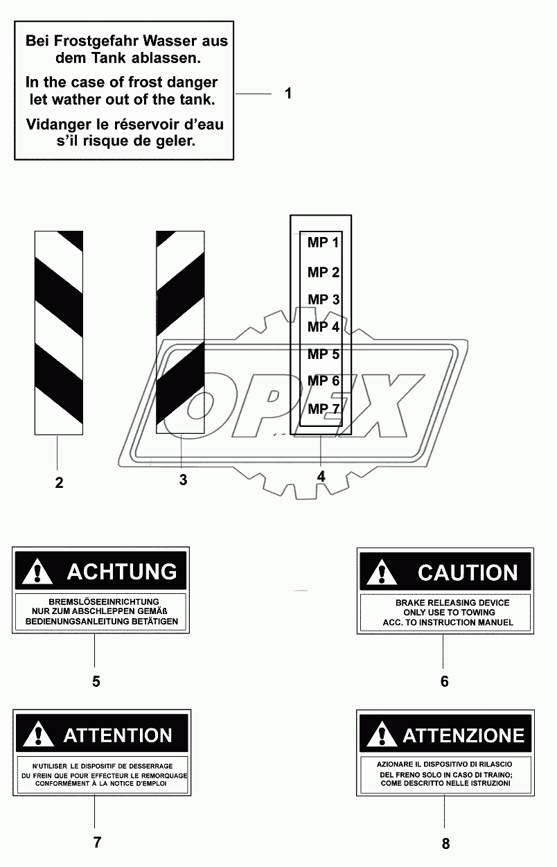 Таблички/Decals 3