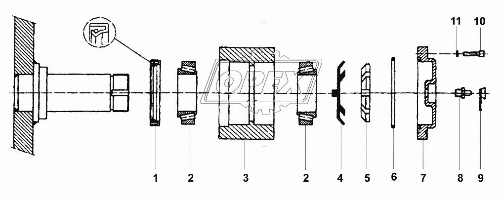 Подшипник/Pivot bearing