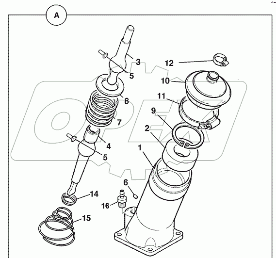 GEARLEVER TURRET 459/10143/6