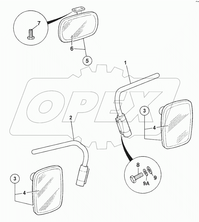 MIRROR EXTERNAL & INTERIOR