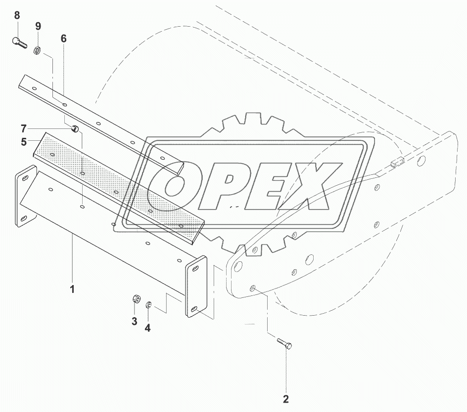 Скребок/Vulkollan scraper (VM46D)