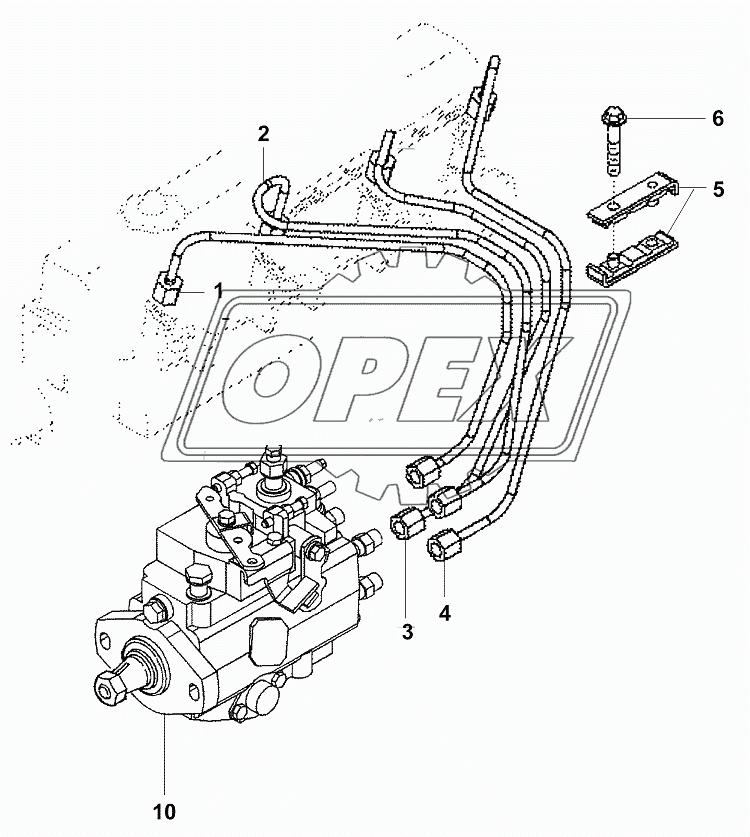 Топливные трубопроводы/Fuel pipe 2