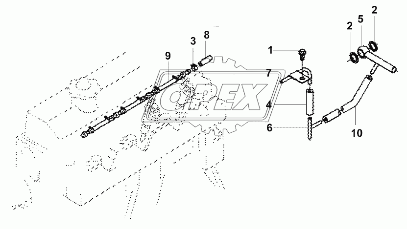 Топливные трубопроводы/Fuel pipe 3