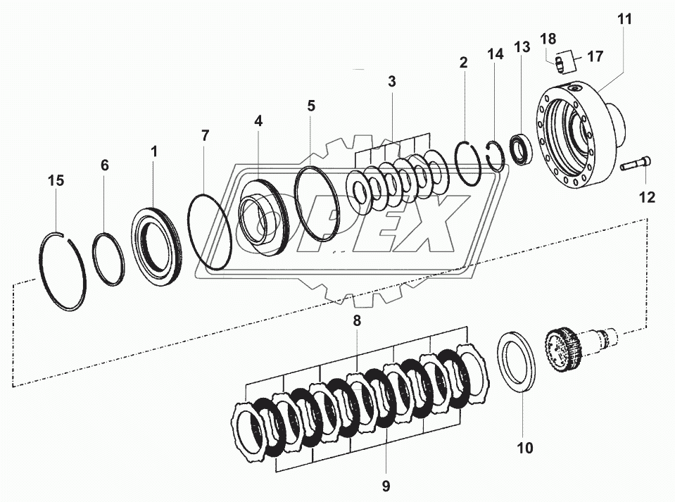 Мост ведущий/Axle 5