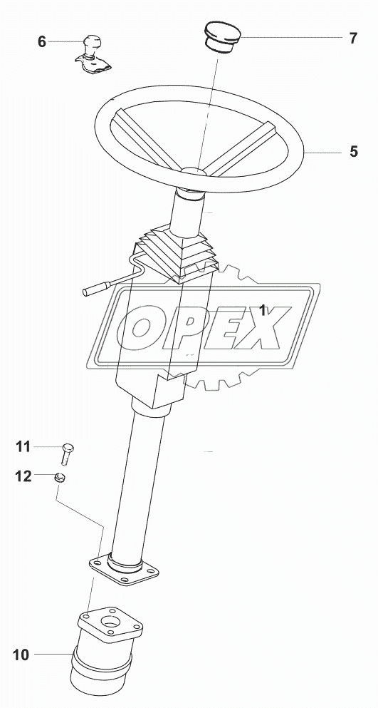 Рулевая колонка/Steering column 1