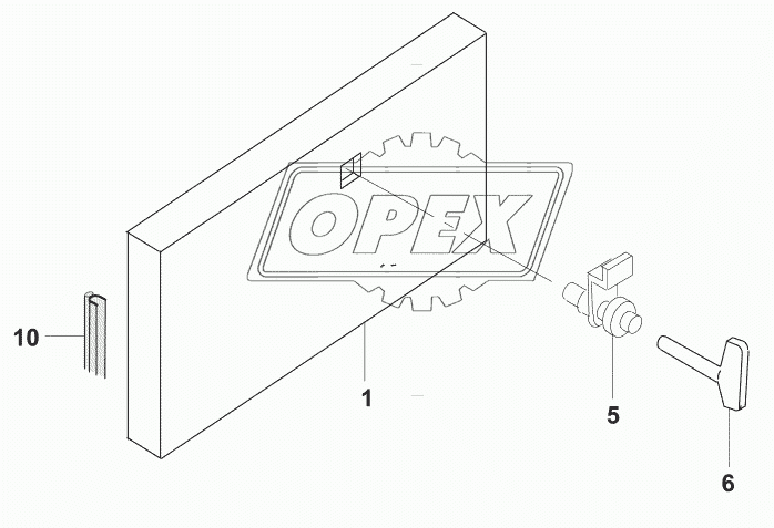 Боковая пластина/Side flap