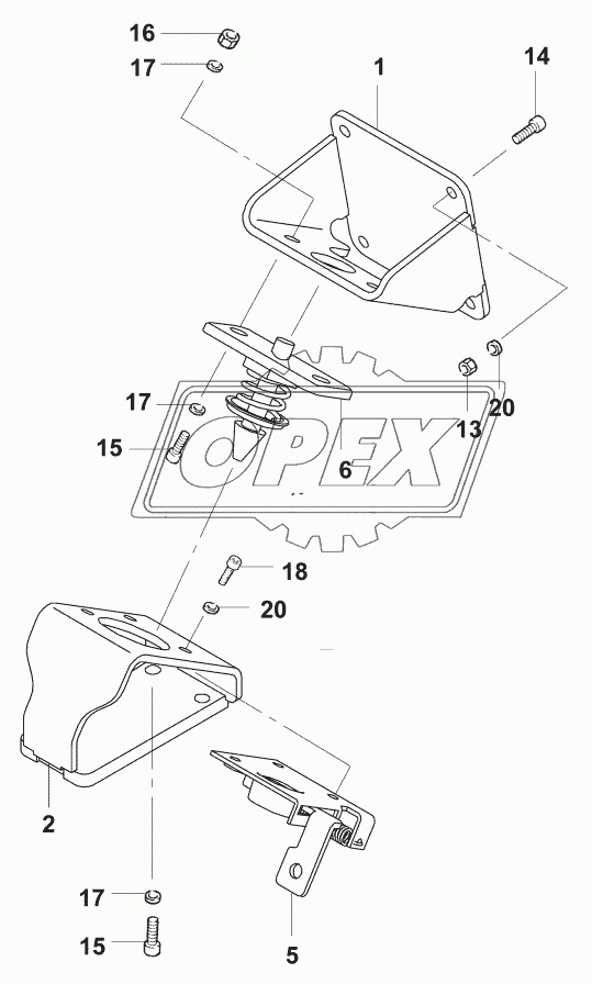 Замок капота/Locking mechanism