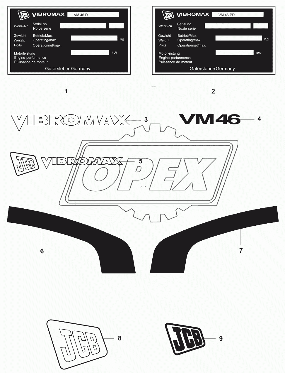 Таблички/Decals 1