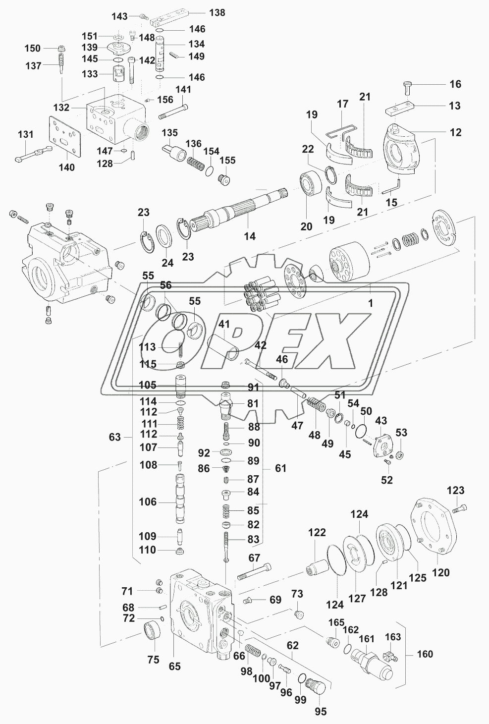 Гидронасос/Drive pump 2