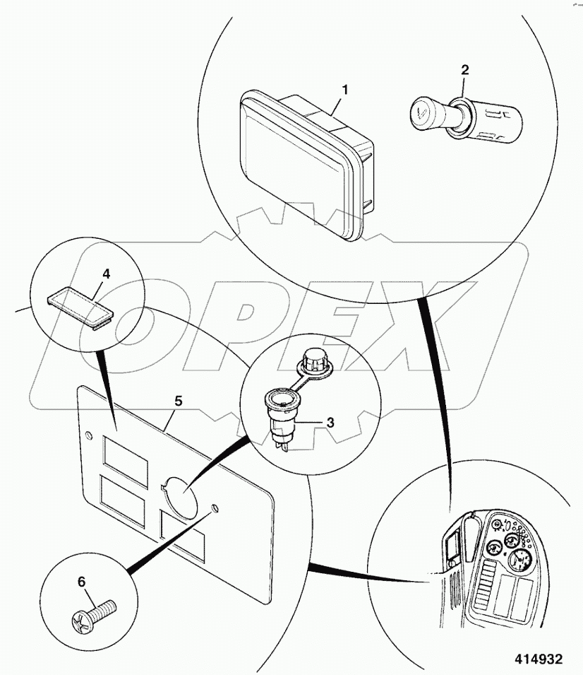  CIGARETTE LIGHTER / ASHTRAY BLANKING