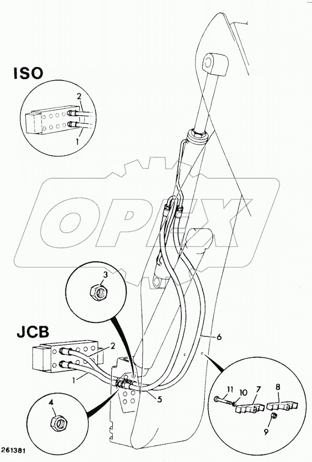  CIRCUIT, DIPPER RAM 15'6" DIPPERS