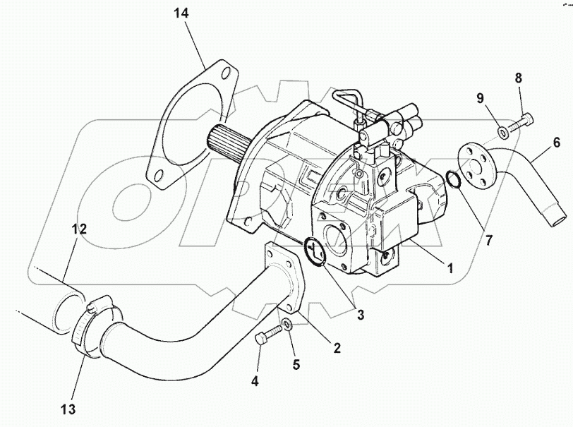  PUMP, VARIFLOW MAIN HYDRAULIC VARIABLE DISPLACEMENT