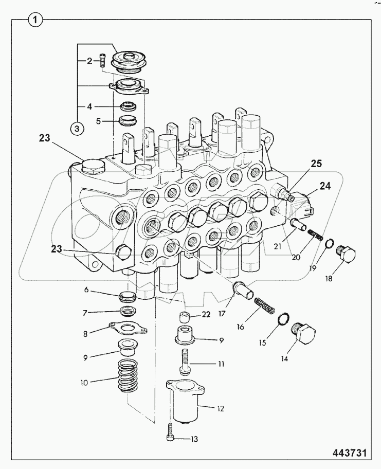  VALVE-EXCAVATOR SIDESHIFT 15'6"