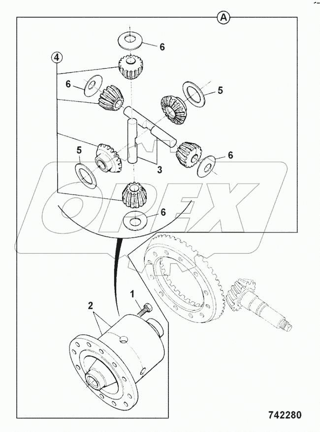  450/10900 DIFFERENTIAL ASSY