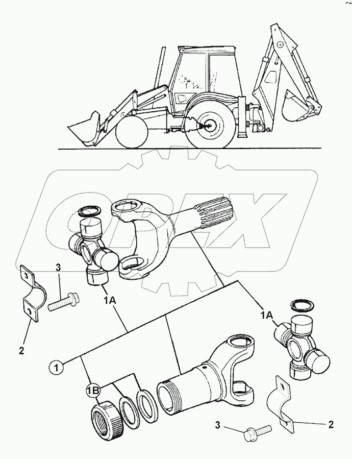  PROPSHAFT TRANS. / REAR AXLE 6 SPEED LUC AUTOSHIFT