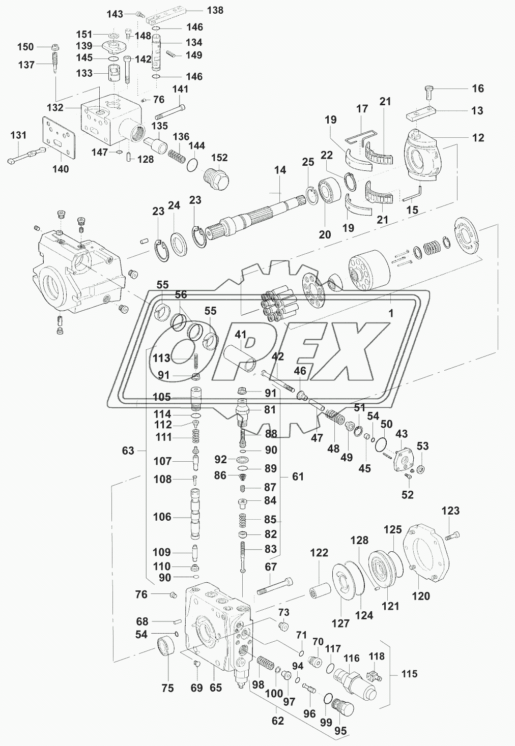 Гидронасос/Drive pump 2