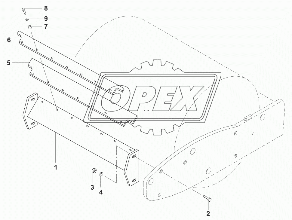 Скребок (VM75D)/Vulkollan scraper