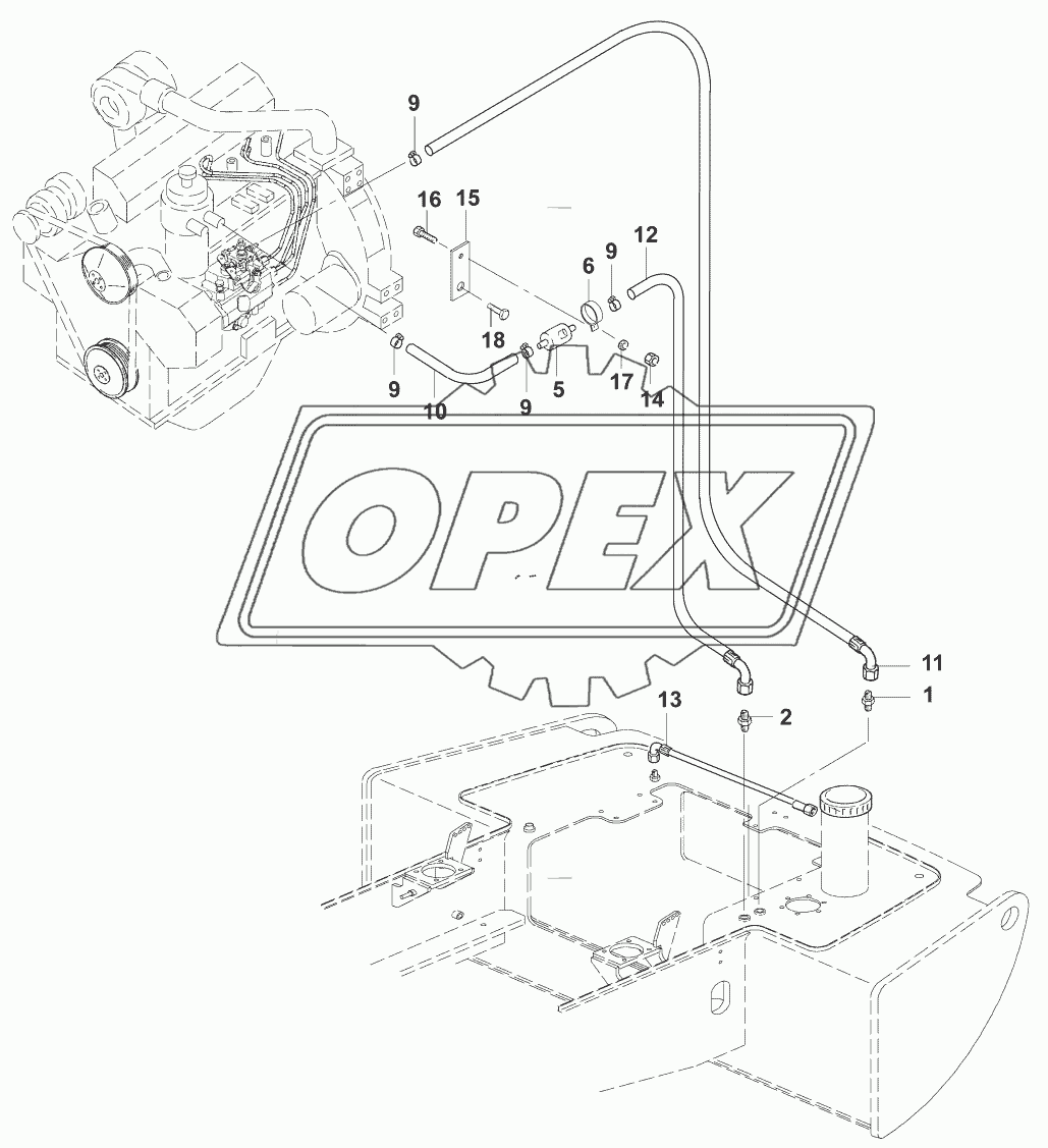 Топливные трубопроводы/Fuel pipe 1