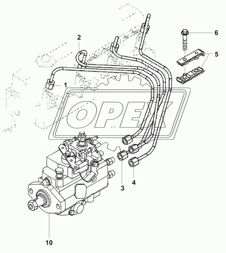 Топливные трубопроводы/Fuel pipe 2