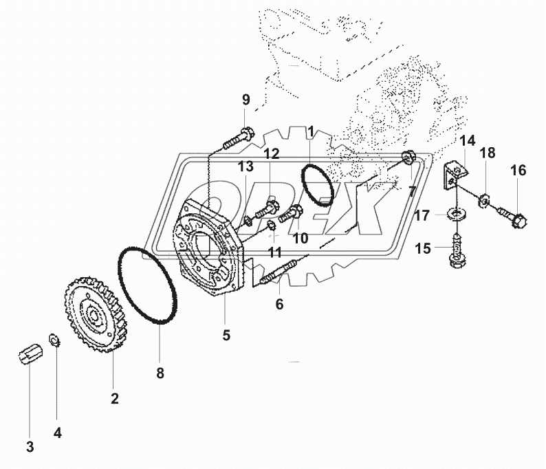 Установка топливного насоса/Mounting-Fuel pump