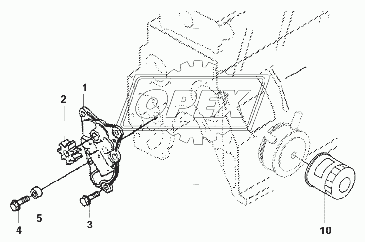 Масляный насос/Oil pump