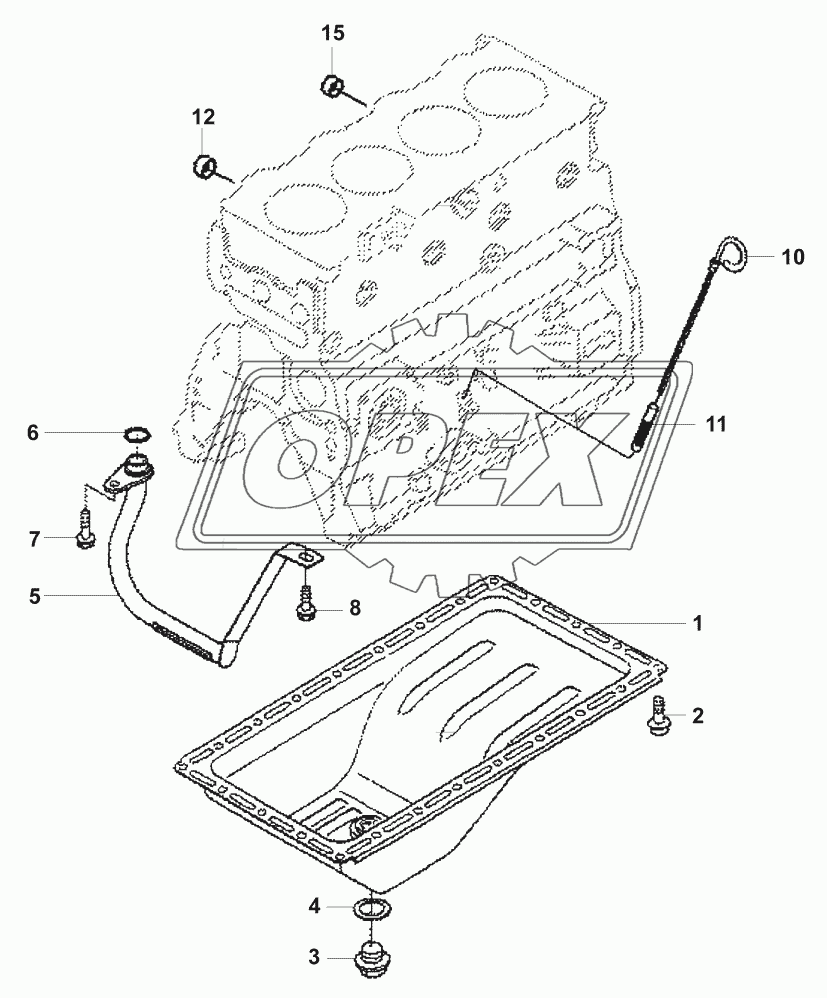 Масляный картер/Oil pan