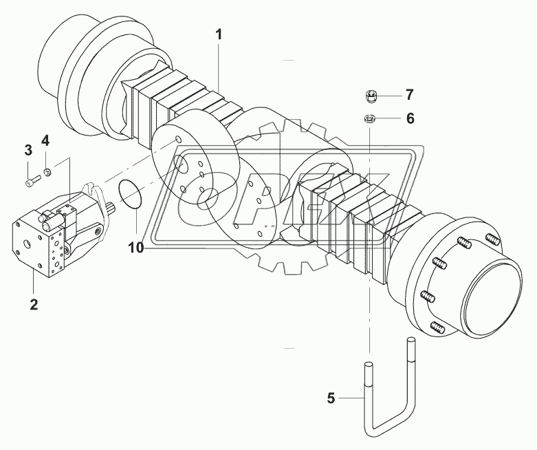 Мост ведущий/ZF-Axle 1