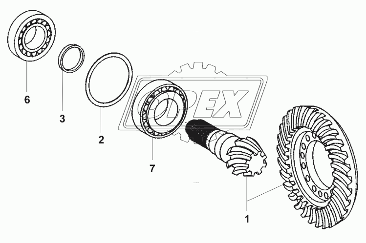 Мост ведущий/ZF-Axle 2