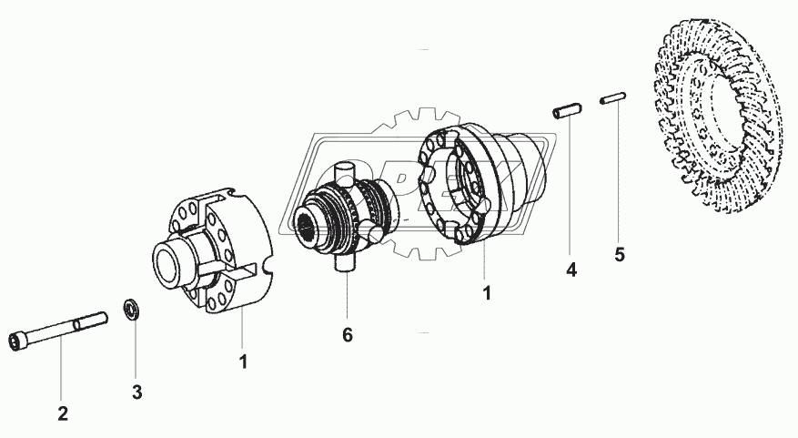 Мост ведущий/ZF-Axle 3