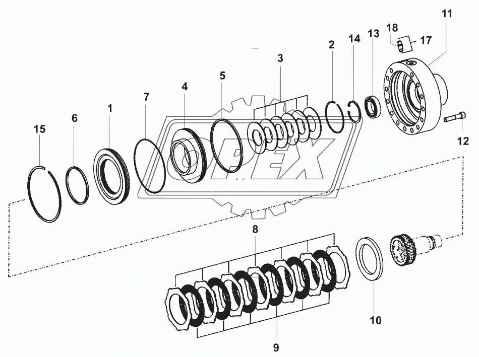 Мост ведущий/ZF-Axle 5