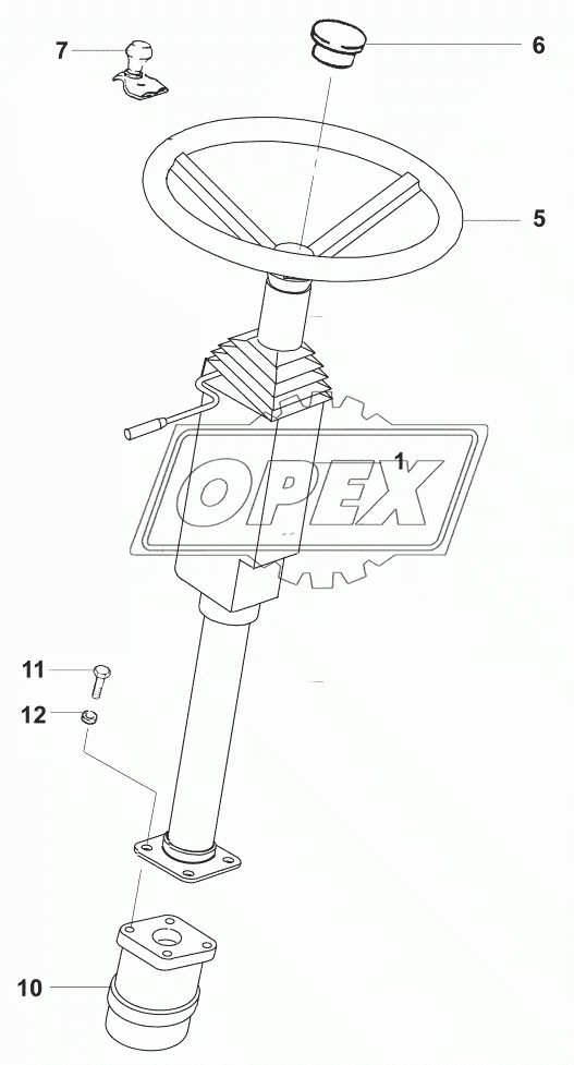 Рулевая колонка/Steering column 1