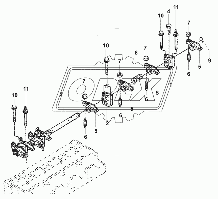 Клапанный механизм/Valve mechanism